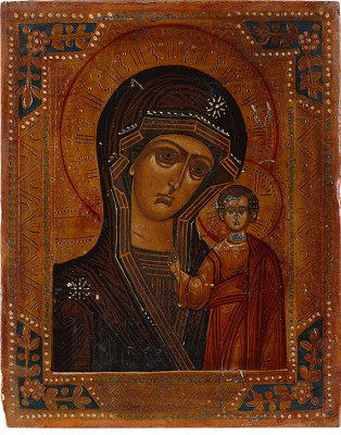 Икона "Богоматерь с младенцем"